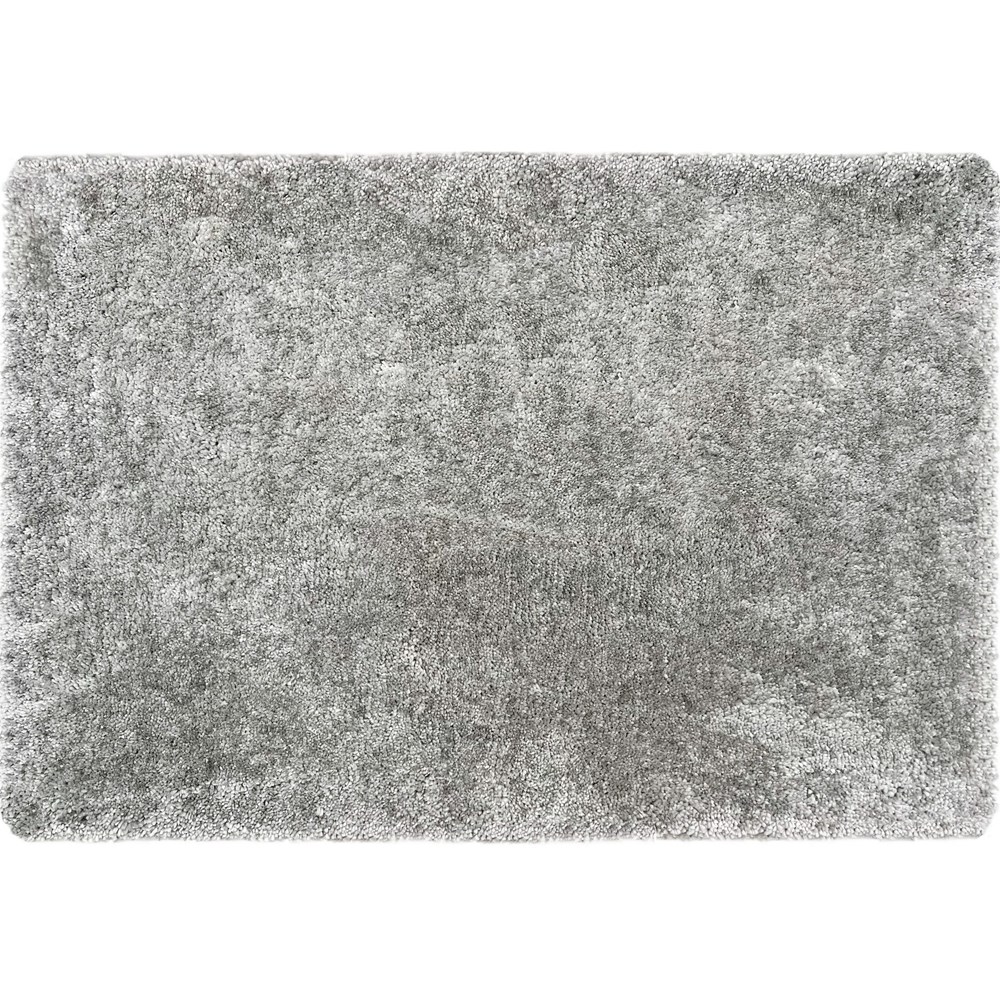 Luxe Tapi Premium Washable Rug in Silver Grey